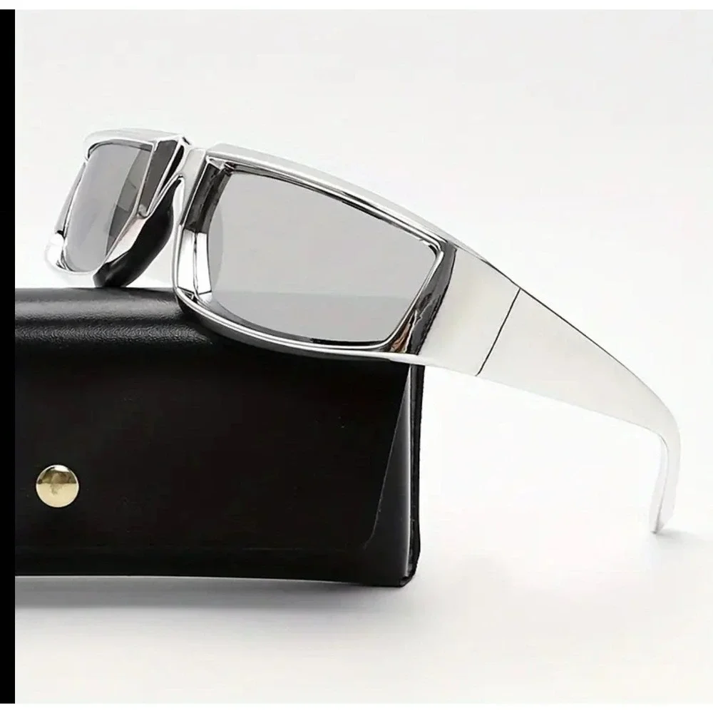 Women Sunglasses Fashion Luxury Style Outdoor Silver Frame Mirror Lens‎ Luxury